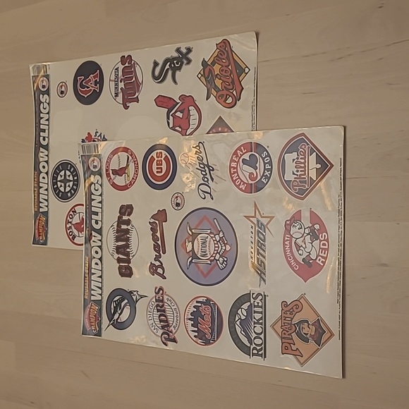 VTG 1996 MLB Various Team Window Clings(1 NWT, 1 missing 2 Clings) - Picture 13 of 13
